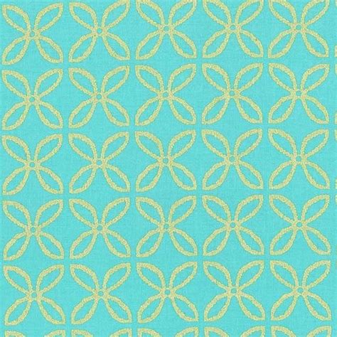 Michael Miller Glitz Metallic Garden Clover Fabric by The Yard, 